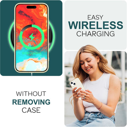 NALIA Ultra Slim Hardcase für iPhone 15 – Anti-Fingerabdruck & 0.5mm Dünn – PUREFIT (Matt & Leicht) – Marke aus Berlin