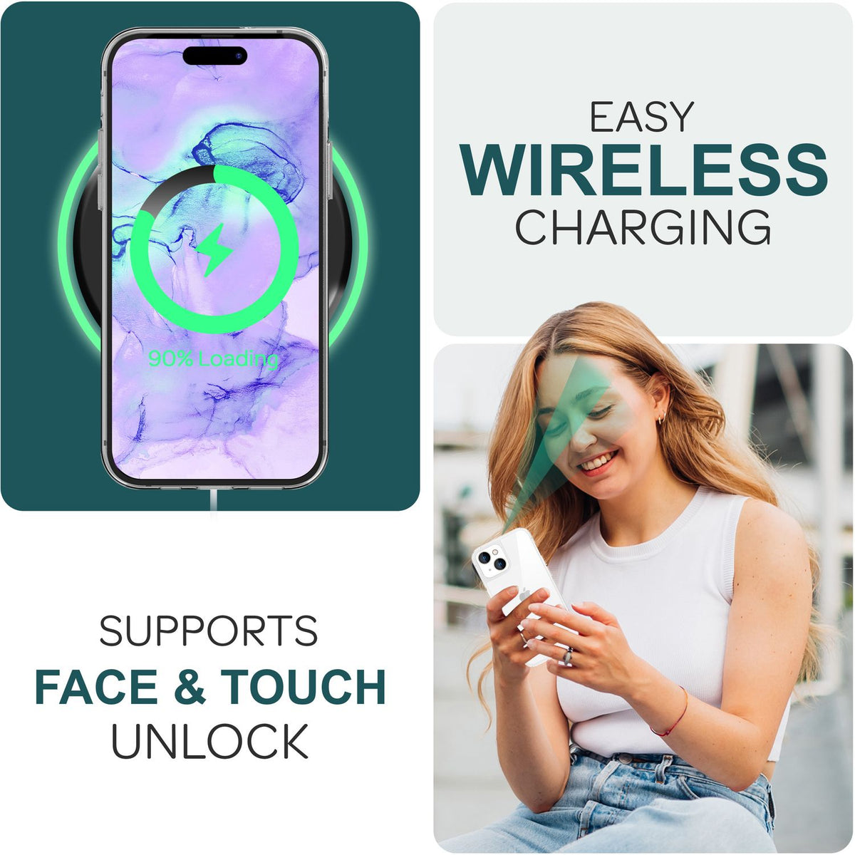 NALIA 360° Hülle für iPhone 15 – Vorne & Hinten Schutz – 360GUARD (Full-Body Case) – Marke aus Berlin