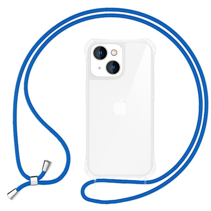 NALIA Handykette für iPhone 15 – Transparentes Hybrid-Case & Band – HANGIT PRO (Anti-Gelb Rückseite & Verstellbar) – Marke aus Berlin