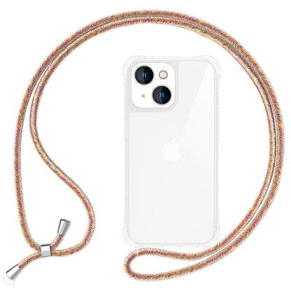 NALIA Handykette für iPhone 15 Plus – Transparentes Hybrid-Case & Band – HANGIT PRO (Anti-Gelb Rückseite & Verstellbar) – Marke aus Berlin