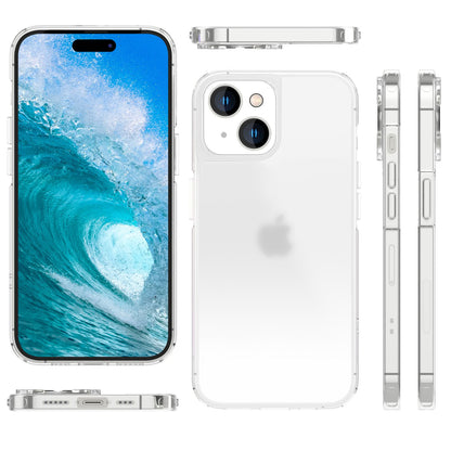 NALIA Matt-Transparentes Case für iPhone 15 – Milchglas-Optik & Anti-Fingerprint – NYTE (Stoßfest, Harte Rückseite & Silikon Bumper) – Marke aus Berlin