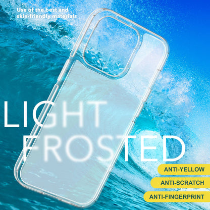 NALIA Matt-Transparentes Case für iPhone 15 Pro – Milchglas-Optik & Anti-Fingerprint – NYTE (Stoßfest, Harte Rückseite & Silikon Bumper) – Marke aus Berlin