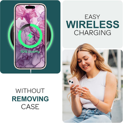 NALIA Matte Handyhülle für iPhone 15 Plus – Stoßfester Silikon-Rahmen & Semi-Transparent – FUZION (Anti-Fingerprint Case) – Marke aus Berlin