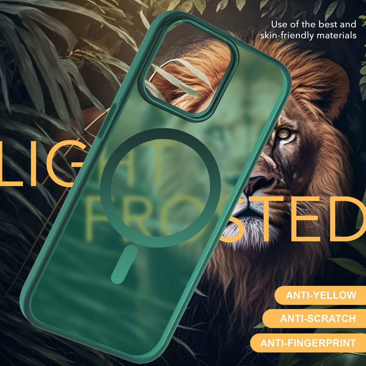 NALIA Magnet-Case für iPhone 15 Pro – Matt-Transparent & MagSafe Kompatibel – MATTEX (Rutschfest, Stoßfest & Anti-Fingerabdruck) – Marke aus Berlin