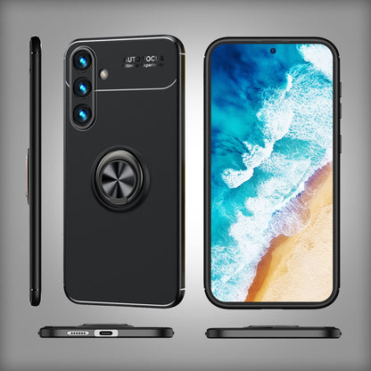 NALIA Ringhülle für Samsung Galaxy S24 Plus – Ring-Ständer 360° & für Magnet-Halter – GRIP360 (Mattiertes Silikon Case) – Marke aus Berlin