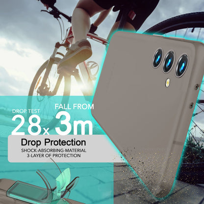NALIA Ultra Slim Hardcase für Samsung Galaxy S24 – Matt & 0.3mm Dünn – PHANTOM (Dünnes Cover & Kamera-Vollschutz) – Marke aus Berlin