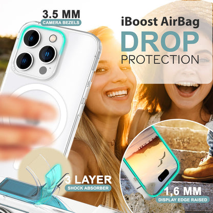 NALIA Mattes Magnet Case für iPhone 16 Pro – MagSafe kompatibel – ONYX (Edle Milchglas-Optik, Anti-Fingerprint & Grip) – Marke aus Berlin