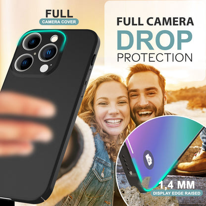 NALIA Ultra Slim Hardcase für iPhone 16 Pro – Anti-Fingerabdruck & 0.5mm Dünn – PUREFIT (Matt & Leicht) – Marke aus Berlin