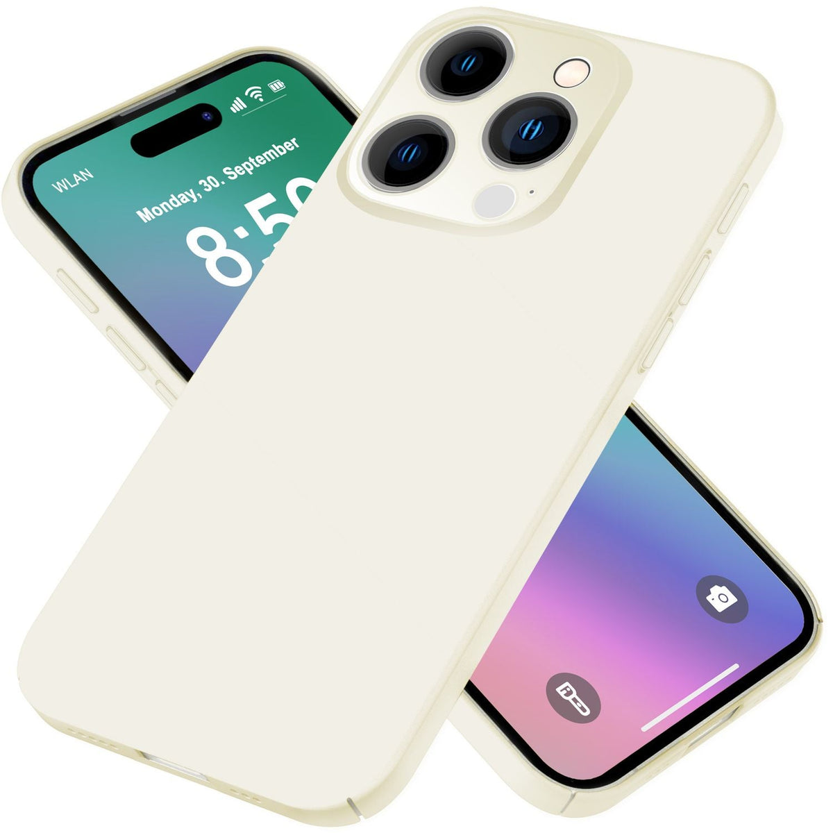NALIA Ultra Slim Hardcase für iPhone 16 Pro – Anti-Fingerabdruck & 0.5mm Dünn – PUREFIT (Matt & Leicht) – Marke aus Berlin
