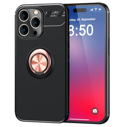NALIA Ringhülle für iPhone 16 Pro – Ring-Ständer 360° & für Magnet-Halter – GRIP360 (Mattiertes Silikon Case) – Marke aus Berlin