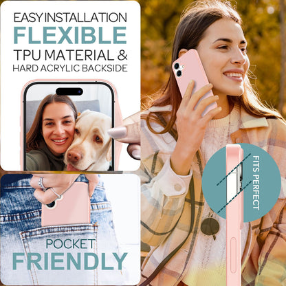 NALIA Matte Handyhülle für iPhone 16 – Stoßfester Silikon-Rahmen & Semi-Transparent – FUZION (Anti-Fingerprint Case) – Marke aus Berlin