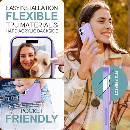 NALIA Matte Handyhülle für iPhone 16 – Stoßfester Silikon-Rahmen & Semi-Transparent – FUZION (Anti-Fingerprint Case) – Marke aus Berlin