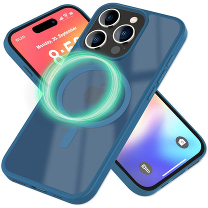 NALIA Magnet-Case für iPhone 16 Pro Max – Matt-Transparent & MagSafe Kompatibel – MATTEX (Rutschfest, Stoßfest & Anti-Fingerabdruck) – Marke aus Berlin