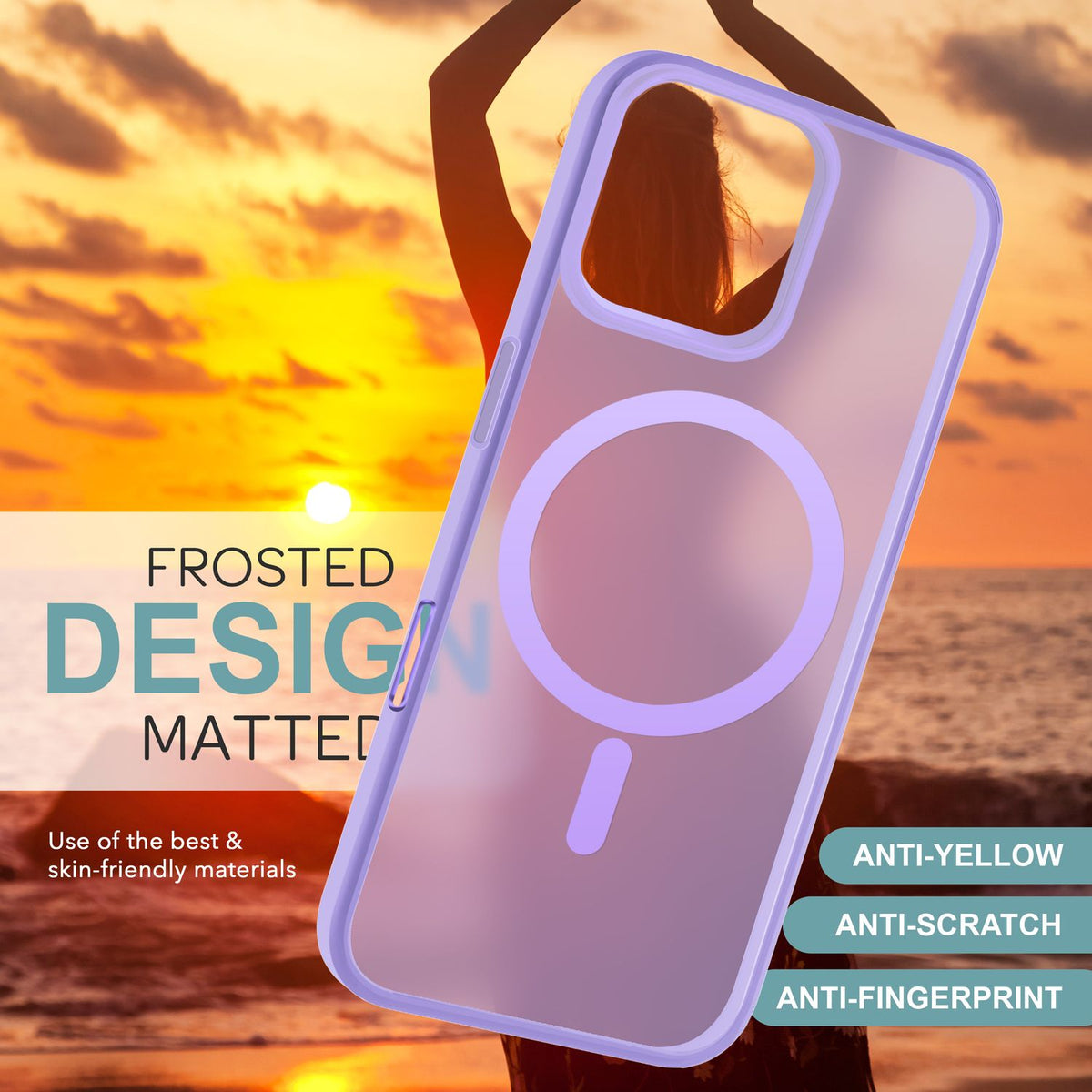 NALIA Magnet-Case für iPhone 16 Pro Max – Matt-Transparent & MagSafe Kompatibel – MATTEX (Rutschfest, Stoßfest & Anti-Fingerabdruck) – Marke aus Berlin