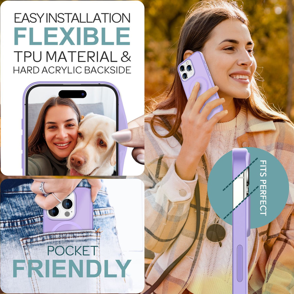 NALIA Magnet-Case für iPhone 16 Pro Max – Matt-Transparent & MagSafe Kompatibel – MATTEX (Rutschfest, Stoßfest & Anti-Fingerabdruck) – Marke aus Berlin
