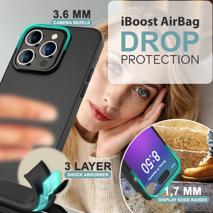 NALIA Silikonhülle für iPhone 16 Pro – Matt & Griffig Soft-Touch – ASTRON (Flexibles TPU Case & Stoßfest) – Marke aus Berlin