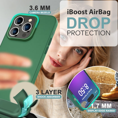 NALIA Silikonhülle für iPhone 16 Pro – Matt & Griffig Soft-Touch – ASTRON (Flexibles TPU Case & Stoßfest) – Marke aus Berlin