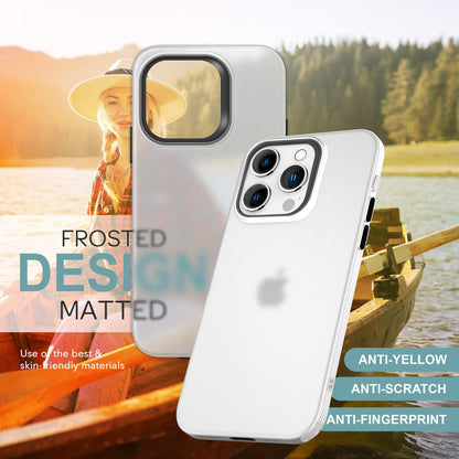 NALIA Silikonhülle für iPhone 16 Pro – Matt & Griffig Soft-Touch – ASTRON (Flexibles TPU Case & Stoßfest) – Marke aus Berlin