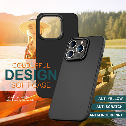 NALIA Silikonhülle für iPhone 16 Pro Max – Matt & Griffig Soft-Touch – ASTRON (Flexibles TPU Case & Stoßfest) – Marke aus Berlin