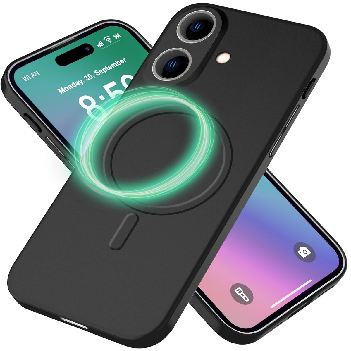 NALIA Ultra-Slim Hardcase für iPhone 16 – MagSafe kompatibel & 0.3mm Dünn – THINIX (Mattes & Schlankes Case) – Marke aus Berlin