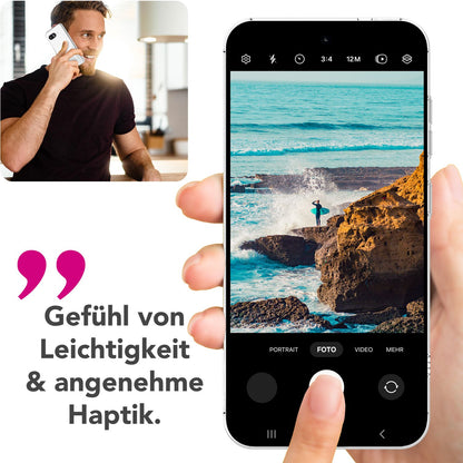 NALIA Transparente Silikonhülle für Google Pixel 9a – Anti-Gelb & Rutschfest – GLAZE (Handyhülle Kristallklar, Schlank & Stoßfest) – Marke aus Berlin