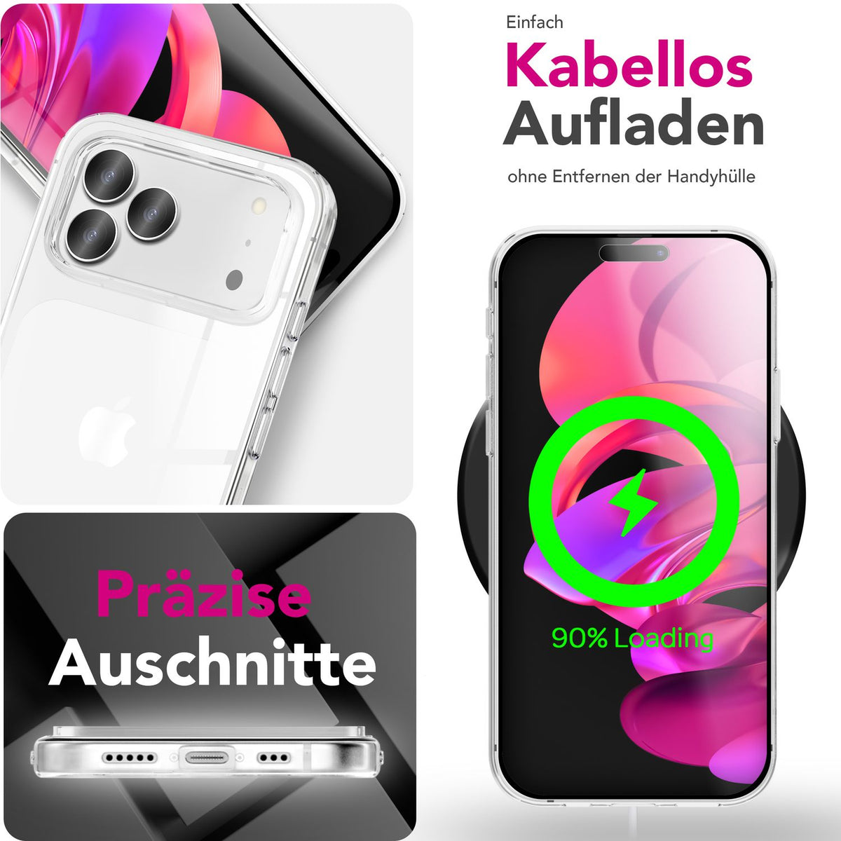 NALIA 360° Hülle für iPhone 18 Pro Max / 17 Pro Max – Vorne & Hinten Schutz – 360GUARD (Full-Body Case) – Marke aus Berlin
