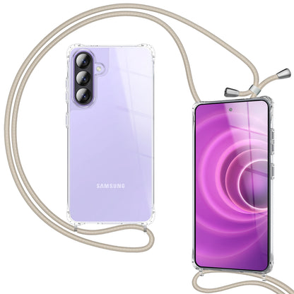 NALIA Handykette für Samsung Galaxy A57 – Transparentes Hybrid-Case & Band – HANGIT PRO (Anti-Gelb Rückseite & Verstellbar) – Marke aus Berlin