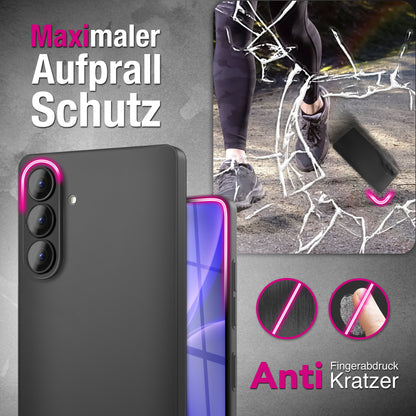 NALIA Ultra Slim Hardcase für Samsung Galaxy S26 – Matt & 0.3mm Dünn – PHANTOM (Dünnes Cover & Kamera-Vollschutz) – Marke aus Berlin