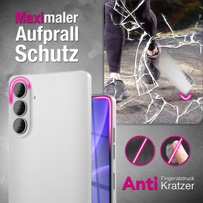 NALIA Ultra Slim Hardcase für Samsung Galaxy S26 – Matt & 0.3mm Dünn – PHANTOM (Dünnes Cover & Kamera-Vollschutz) – Marke aus Berlin