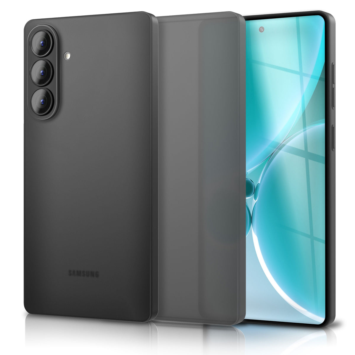 NALIA Ultra Slim Hardcase für Samsung Galaxy S26 Plus – Matt & 0.3mm Dünn – PHANTOM (Dünnes Cover & Kamera-Vollschutz) – Marke aus Berlin
