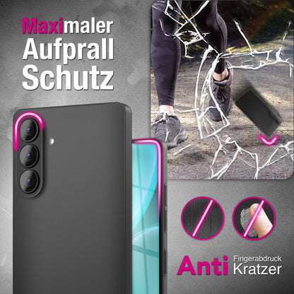 NALIA Ultra Slim Hardcase für Samsung Galaxy S26 Plus – Matt & 0.3mm Dünn – PHANTOM (Dünnes Cover & Kamera-Vollschutz) – Marke aus Berlin