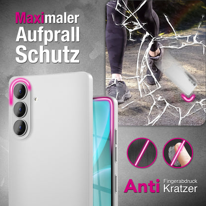 NALIA Ultra Slim Hardcase für Samsung Galaxy S26 Plus – Matt & 0.3mm Dünn – PHANTOM (Dünnes Cover & Kamera-Vollschutz) – Marke aus Berlin