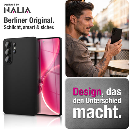 NALIA Ultra Slim Hardcase für Samsung Galaxy S26 Ultra – Matt & 0.3mm Dünn – PHANTOM (Dünnes Cover & Kamera-Vollschutz) – Marke aus Berlin