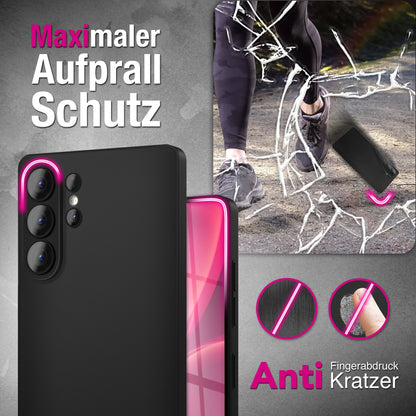 NALIA Ultra Slim Hardcase für Samsung Galaxy S26 Ultra – Matt & 0.3mm Dünn – PHANTOM (Dünnes Cover & Kamera-Vollschutz) – Marke aus Berlin