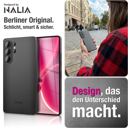 NALIA Ultra Slim Hardcase für Samsung Galaxy S26 Ultra – Matt & 0.3mm Dünn – PHANTOM (Dünnes Cover & Kamera-Vollschutz) – Marke aus Berlin