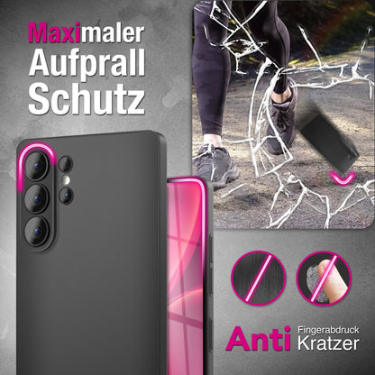 NALIA Ultra Slim Hardcase für Samsung Galaxy S26 Ultra – Matt & 0.3mm Dünn – PHANTOM (Dünnes Cover & Kamera-Vollschutz) – Marke aus Berlin