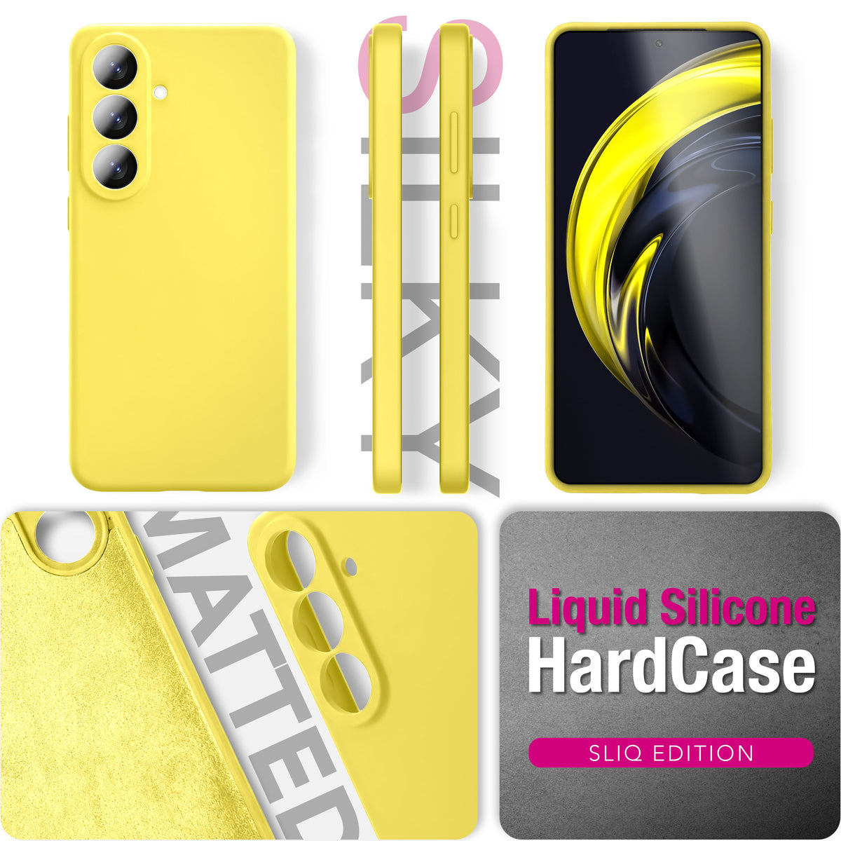 NALIA Silikonhülle für Samsung Galaxy S26 – Kameraschutz & Innenfutter – PHOENIX (Soft-Touch Case) – Marke aus Berlin