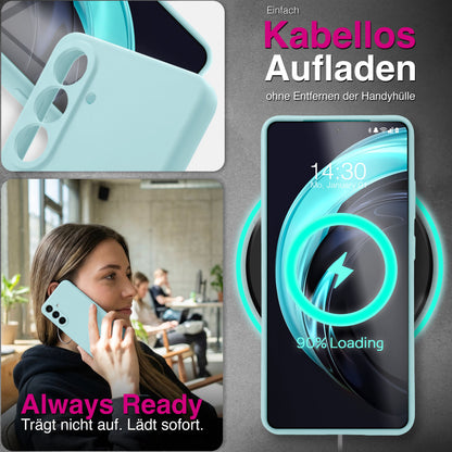 NALIA Silikonhülle für Samsung Galaxy S26 – Kameraschutz & Innenfutter – PHOENIX (Soft-Touch Case) – Marke aus Berlin