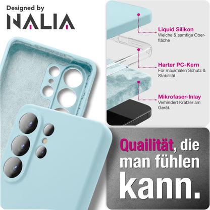 NALIA Silikonhülle für Samsung Galaxy S26 – Kameraschutz & Innenfutter – PHOENIX (Soft-Touch Case) – Marke aus Berlin