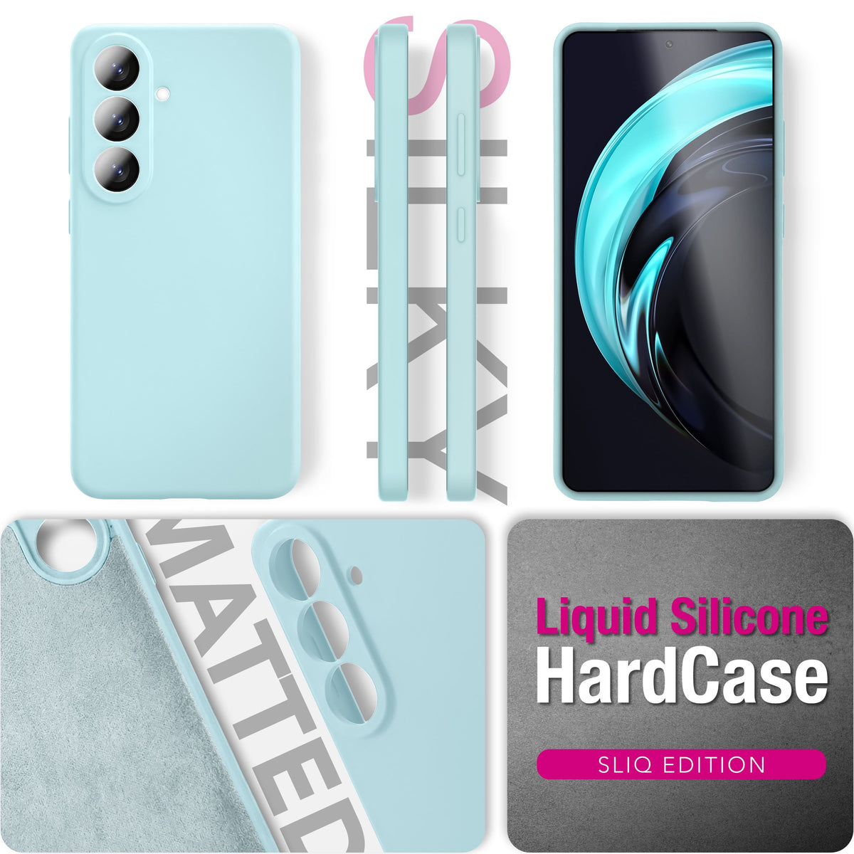 NALIA Silikonhülle für Samsung Galaxy S26 – Kameraschutz & Innenfutter – PHOENIX (Soft-Touch Case) – Marke aus Berlin