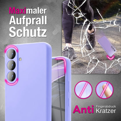 NALIA Silikonhülle für Samsung Galaxy S26 – Kameraschutz & Innenfutter – PHOENIX (Soft-Touch Case) – Marke aus Berlin