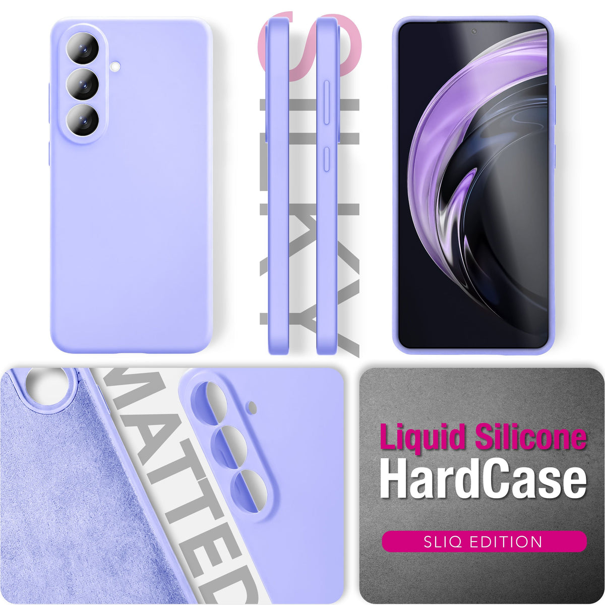 NALIA Silikonhülle für Samsung Galaxy S26 – Kameraschutz & Innenfutter – PHOENIX (Soft-Touch Case) – Marke aus Berlin