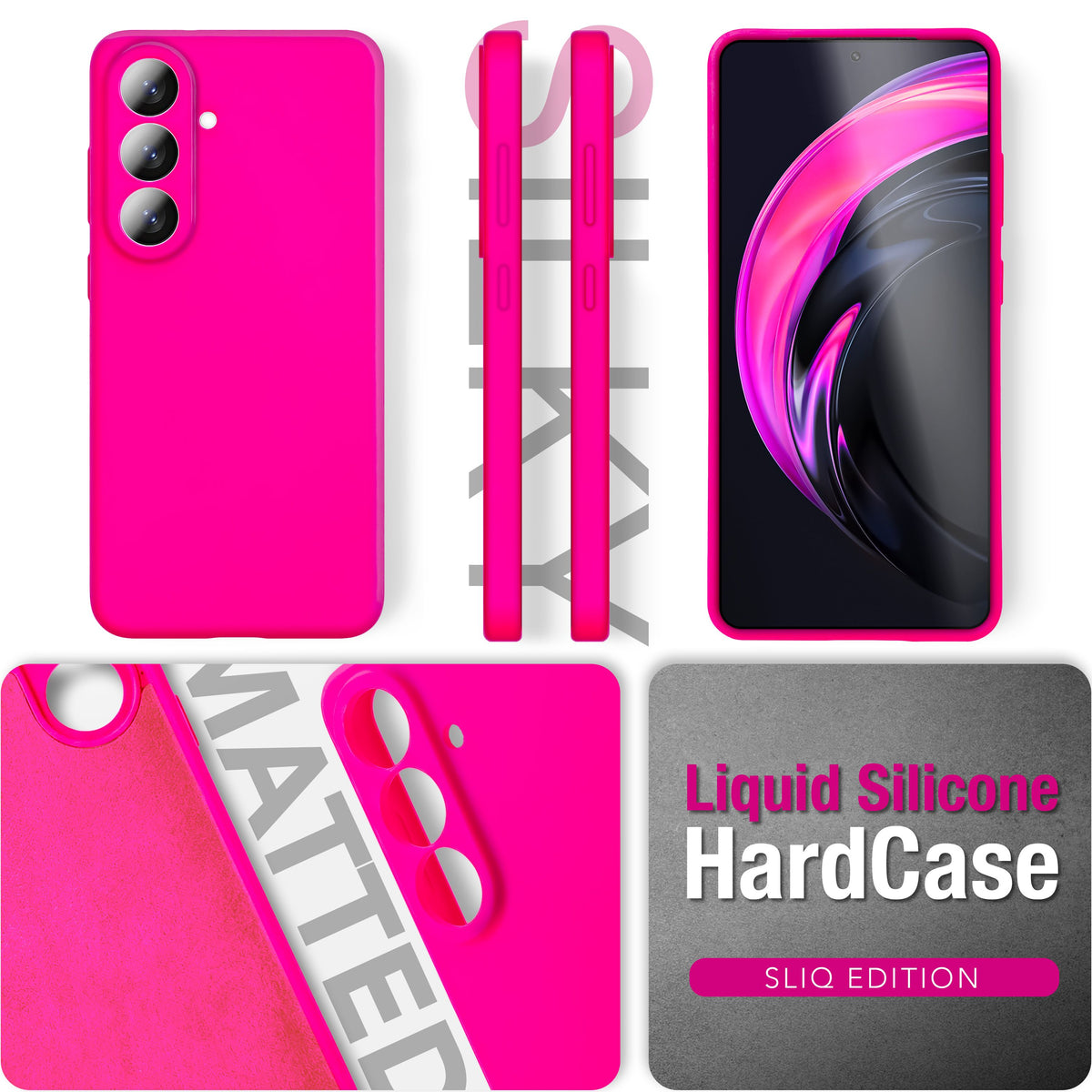 NALIA Silikonhülle für Samsung Galaxy S26 – Kameraschutz & Innenfutter – PHOENIX (Soft-Touch Case) – Marke aus Berlin
