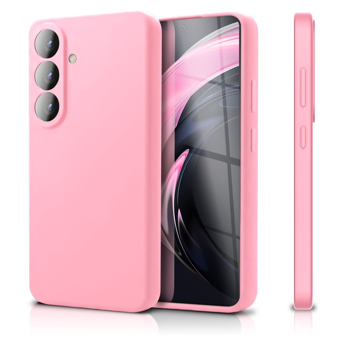 NALIA Silikonhülle für Samsung Galaxy S26 – Kameraschutz & Innenfutter – PHOENIX (Soft-Touch Case) – Marke aus Berlin