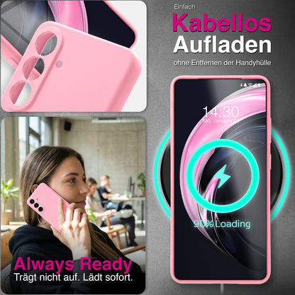 NALIA Silikonhülle für Samsung Galaxy S26 – Kameraschutz & Innenfutter – PHOENIX (Soft-Touch Case) – Marke aus Berlin