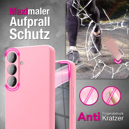NALIA Silikonhülle für Samsung Galaxy S26 – Kameraschutz & Innenfutter – PHOENIX (Soft-Touch Case) – Marke aus Berlin