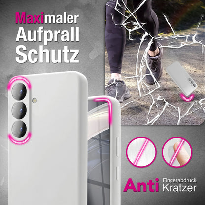 NALIA Silikonhülle für Samsung Galaxy S26 – Kameraschutz & Innenfutter – PHOENIX (Soft-Touch Case) – Marke aus Berlin