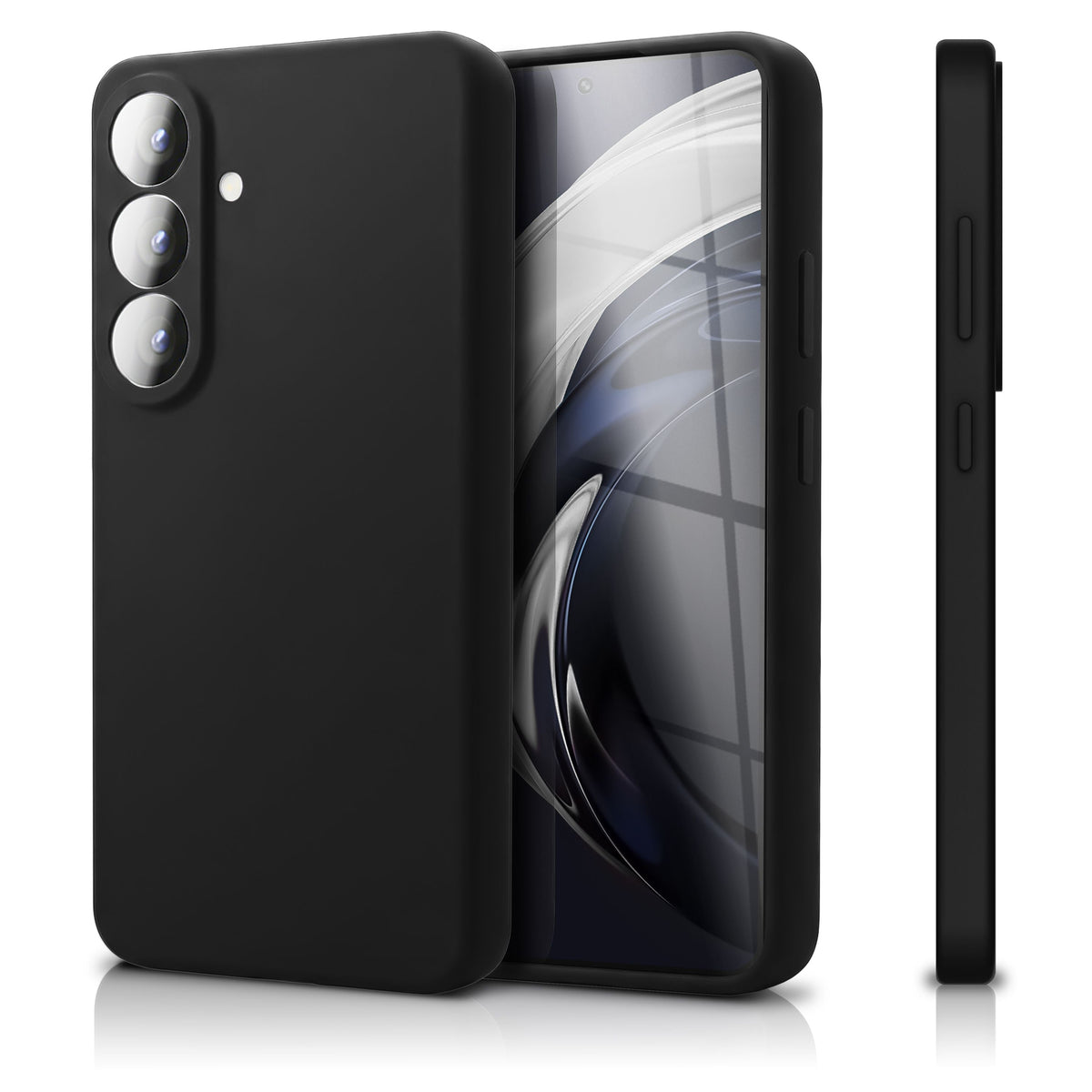 NALIA Silikonhülle für Samsung Galaxy S26 – Kameraschutz & Innenfutter – PHOENIX (Soft-Touch Case) – Marke aus Berlin