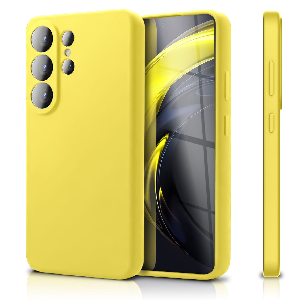 NALIA Silikonhülle für Samsung Galaxy S26 Ultra – Kameraschutz & Innenfutter – PHOENIX (Soft-Touch Case) – Marke aus Berlin