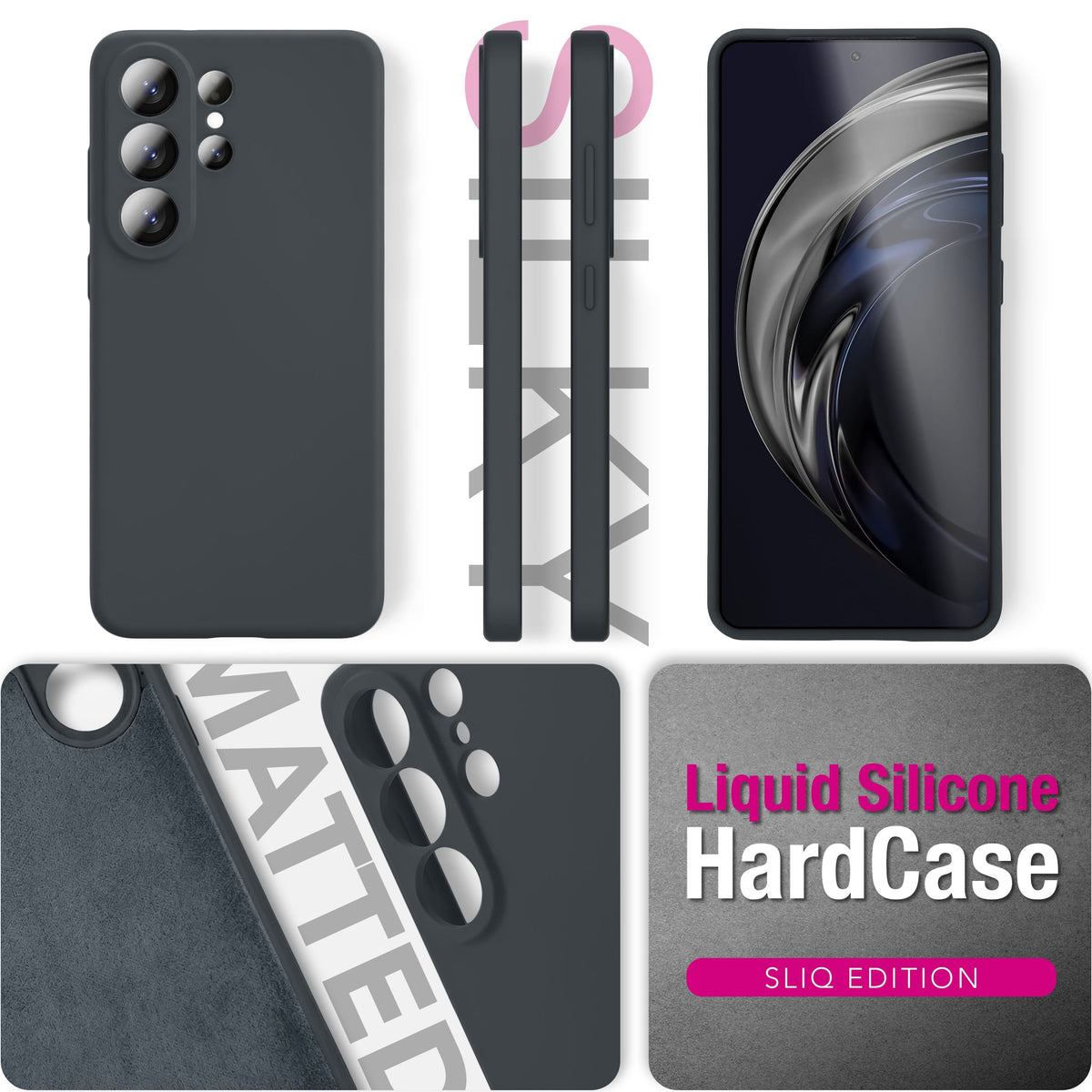 NALIA Silikonhülle für Samsung Galaxy S26 Ultra – Kameraschutz & Innenfutter – PHOENIX (Soft-Touch Case) – Marke aus Berlin